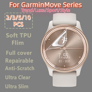 GARMIN Garminmove Trend Luxe Sport Style Soft TPU 可修復膜的超透明超薄