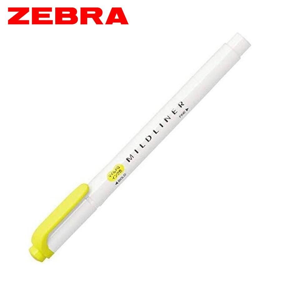 ZEBRA螢光筆/ WKT7-MLY/ 檸檬黃/ 雙頭親和系 eslite誠品
