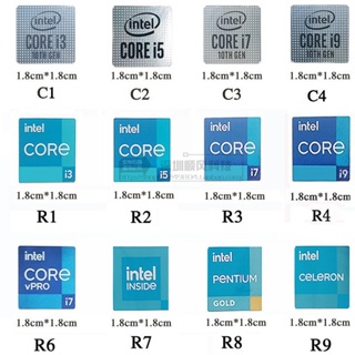 2023新款 原裝10 11代CPU intel標籤 臺式機筆記本COREi3 i5 i7 i9貼紙logo