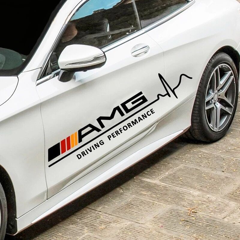 賓士benz貼紙 AMG汽車標誌車貼 A級 B級 C級C200L新E級E300L劃痕遮擋貼改裝