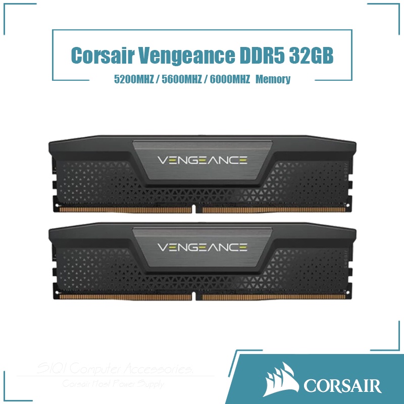 Corsair Vengeance Ram DDR5 32GB 5200/5600/6000MHz 模塊 PC 台式機