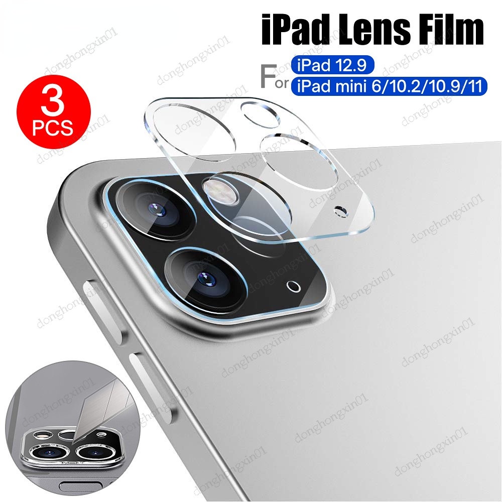 3 件 iPad 相機鏡頭鋼化玻璃適用於 2022 iPad Pro 11 12.9 mini 6 2020 Air 4