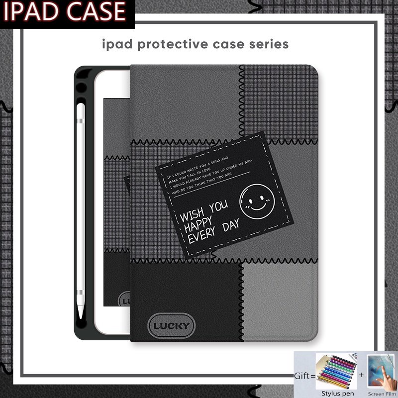 iPad 保護殼 筆槽 保護套 平板殼 皮套 適用Pro11 9.7 10.2 AIR4 mini 2 3 5 6 7