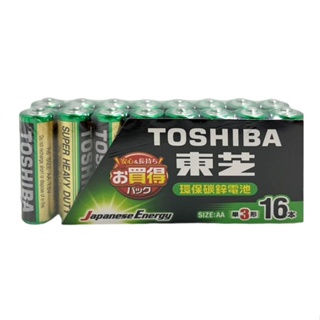 東芝 環保碳鋅電池3號(16入)[大買家]