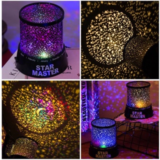 創意 3D LED 星空投影燈星星燈/電池供電 LED 房間裝飾檯燈