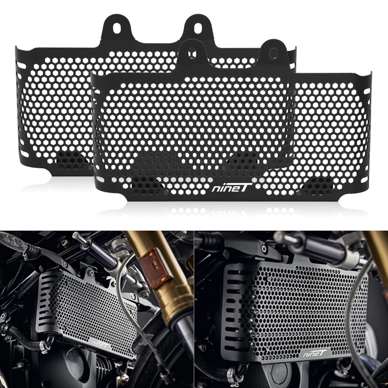 摩托車散熱器格柵罩保護罩 RnineT 機油冷卻器護罩適用於 BMW R Nine T R9T R 9T R9 T 20