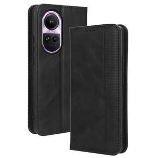 適用於 OPPO Reno10 5G Reno 10 Pro Pro+ 手機殼錢包 PU 皮革後蓋卡槽支架手機殼的翻蓋手