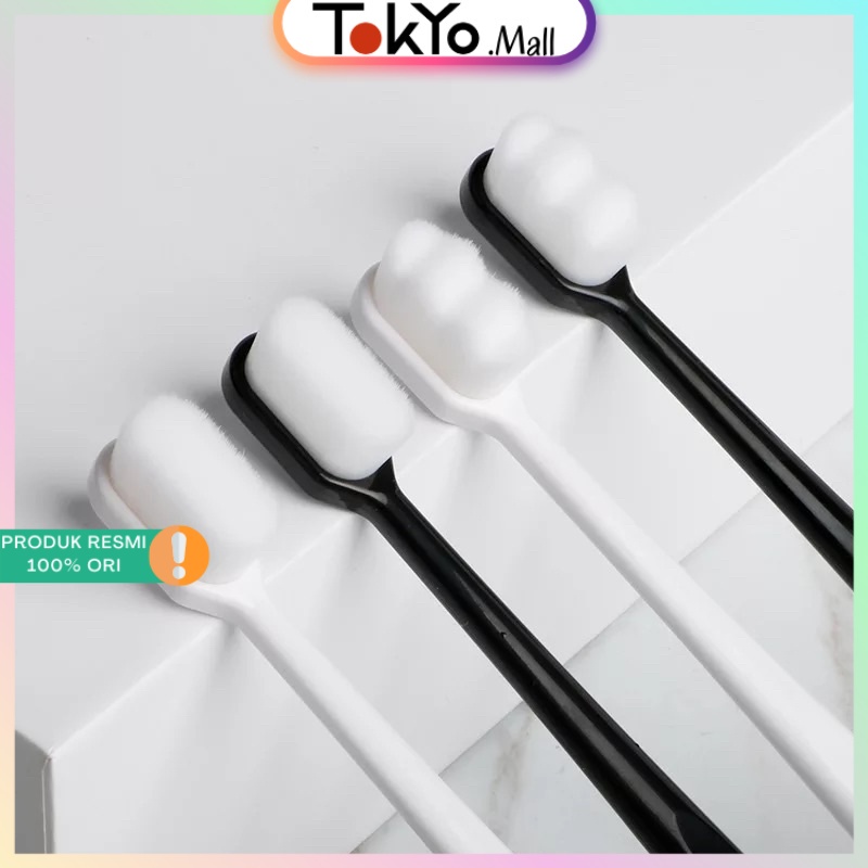 Nano TECH 牙刷 10k 軟毛牙刷日本敏感超柔軟可用於牙套正畸刷牙間刷成人穿孔牙刷高級