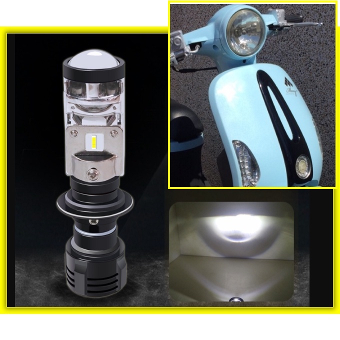 MANY110LED魚眼機車 KYMCO MANY 100 Fi 大燈 MANY100LED魚眼大燈 大燈 媚力魚眼大燈