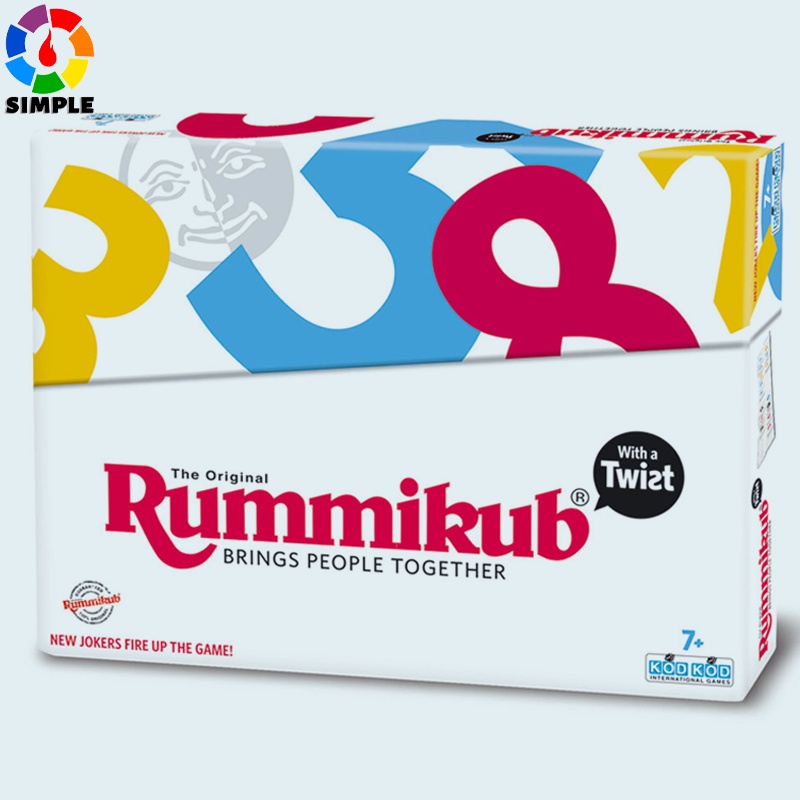 【桌遊志】拉密Rummikub Mundo 拉密牌 以色列麻將 數字遊戲牌英文版