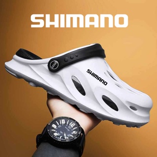 Shimano 2023 年夏季新款套鞋包頭東東鞋男士休閒涼鞋男士蘇西沙灘拖鞋男士釣魚鞋