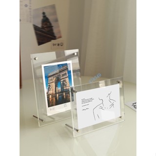 臺灣熱銷 亞克力立牌展示架 廣告a4展板展示板 獎狀展示牌框架 透明菜品a3臺卡
