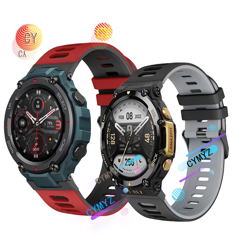 Amazfit T rex 2 T-rex 2 錶帶矽膠錶帶運動腕帶 huami amazfit trex 2 錶帶 a