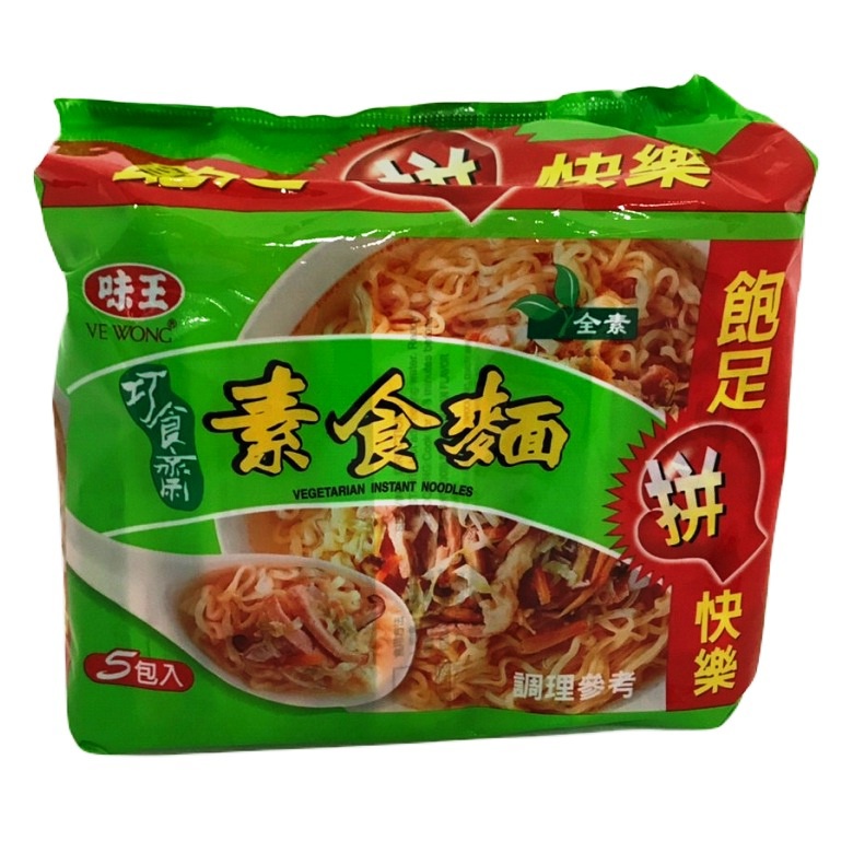 味王 巧食齋素食麵(82gX5包/組)[大買家]