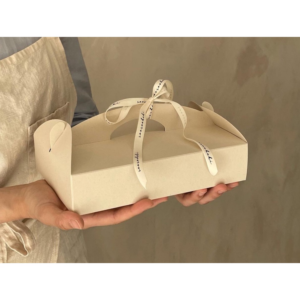 [現貨] 簡約手提盒 手提包裝盒 六格手提盒 蛋塔包裝盒 月餅包裝盒 甜點包裝盒 檸檬塔包裝盒