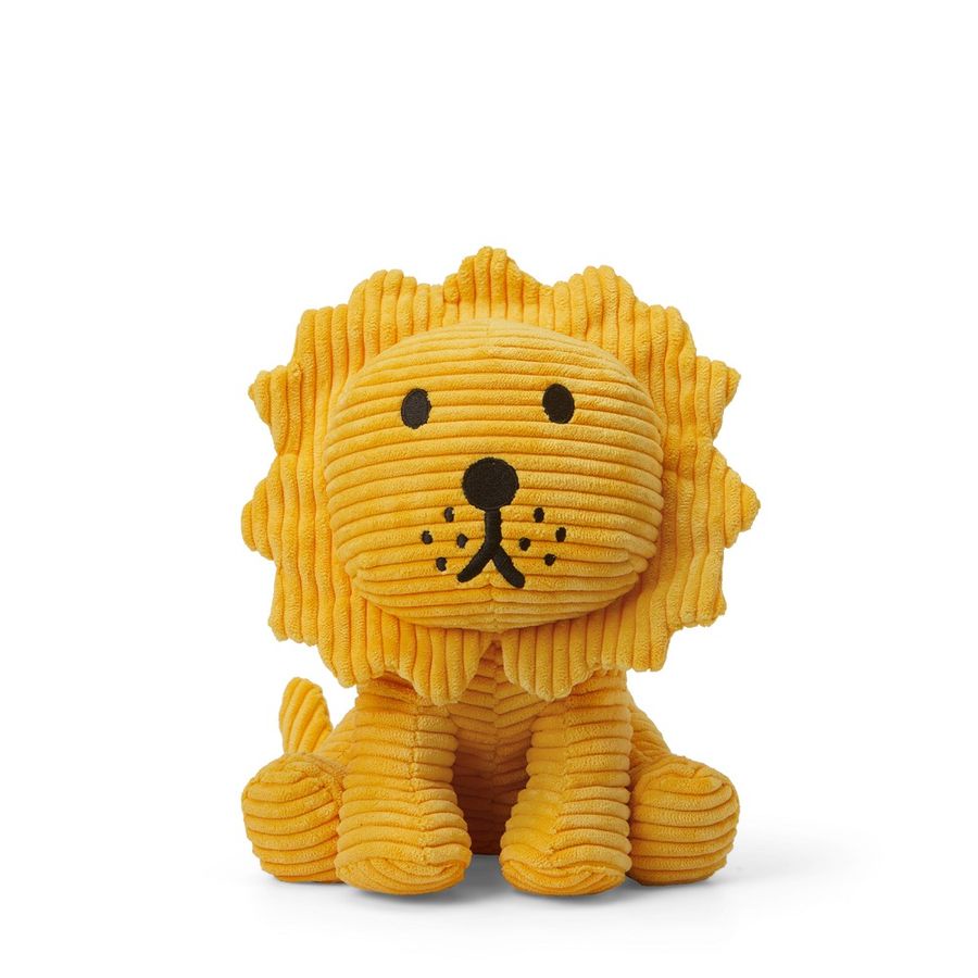 荷蘭 BON TON TOYS Lion 獅子燈心絨填充玩偶/ 太陽黃/ 24CM eslite誠品