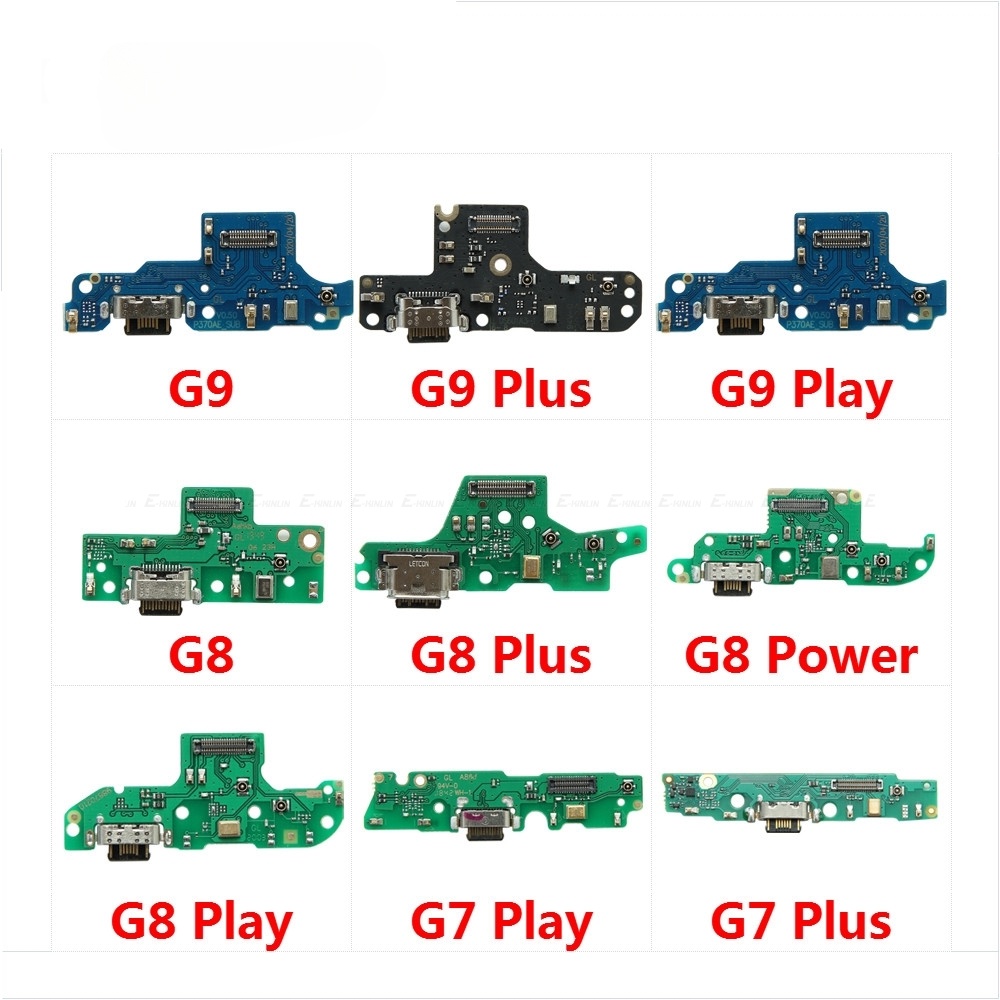 充電尾插 適用摩托羅拉 Moto One Vision Fusion G7 G8 G9尾插小板 充電座 充電小板 尾插