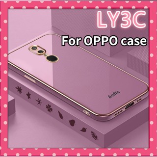 適用於 Oppo F11 Pro F1s F9 F17 F17 Pro 電鍍 直邊 矽膠 防摔 手機殼
