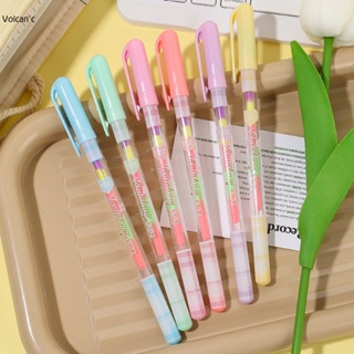 創意精緻少女糖果色塑料筆可愛ins時尚簡約彩色熒光筆學生文具學校辦公用品
