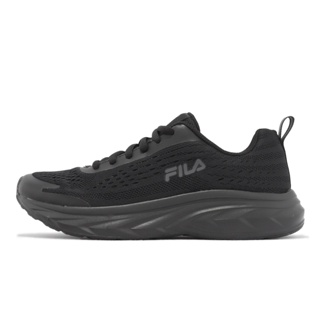 Fila 慢跑鞋 Molecules 黑 深灰 女鞋 輕量 網布鞋面 女鞋 運動鞋 【ACS】 5J331X000