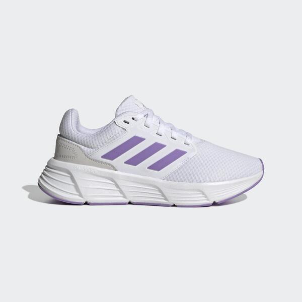 Adidas Galaxy 6 W 女 慢跑鞋 運動 休閒 基本款 透氣 舒適 愛迪達 白紫 [HP2415]