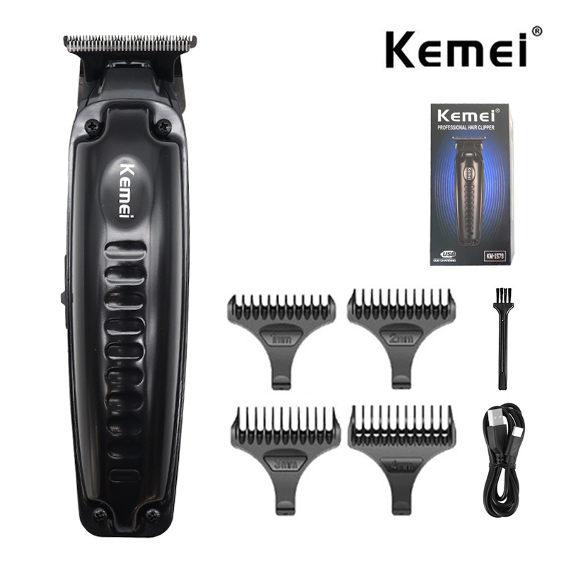 KEMEI 科美km-1579專業理髮機usb充電式理髮機無繩理髮器男士理髮機