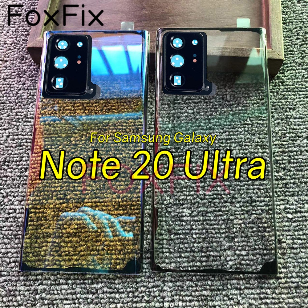 SAMSUNG 適用於三星 Galaxy Note 20 Ultra Note20 Ultra 5G 電池蓋後殼外殼面板