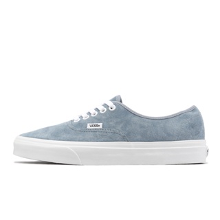 Vans 休閒鞋 Authentic Pig Suede 藍 皮革 白 基本款 男女鞋【ACS】 VN0A5KRDBD2