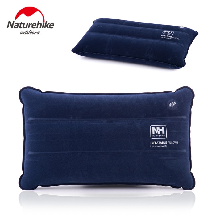 旅行枕 naturehike NH18F018-Z 風枕折疊充氣枕深藍色