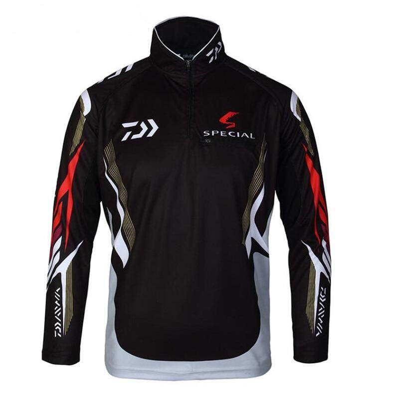 Ready STOCK Daiwa 釣魚服背心速乾防紫外線 Daiwa Jacket 運動服長袖釣魚服