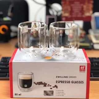 德國雙立人玻璃杯 咖啡杯 濃縮咖啡 隔熱馬克杯 茶杯 啤酒杯 甜品杯 透明 防爆 雙層杯 精緻 耐熱玻璃