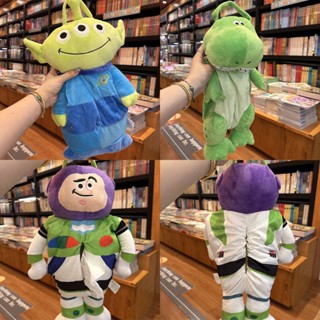 BH2 玩具總動員外星人巴斯光年雷克斯毛絨紙巾盒家居裝飾紙盒汽車裝飾壁掛式 HB2