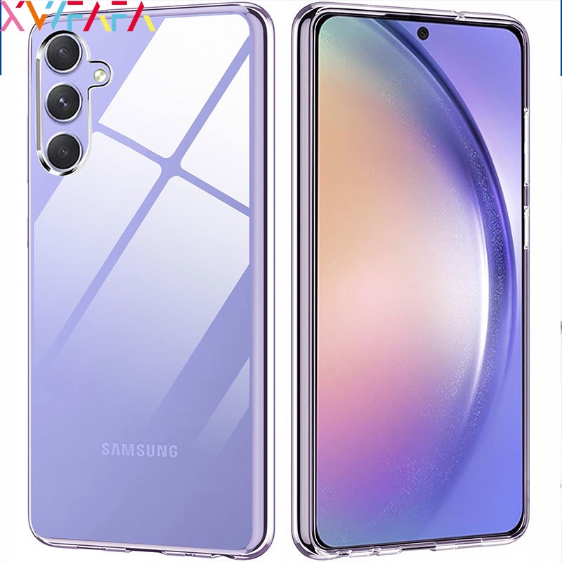 SAMSUNG 適用於三星 S23 S21 S20 FE A25 A24 A23 A14 5G 超薄透明手機殼透明軟TP