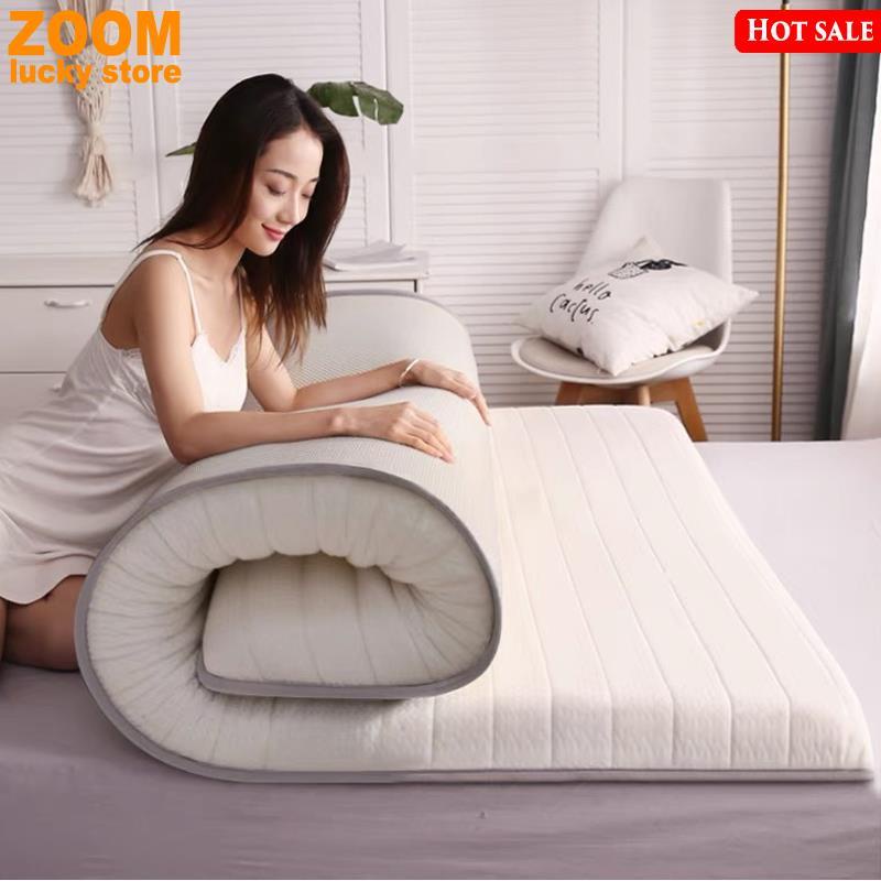 Natural latex mattress topper pad 10cm memory foam sponge