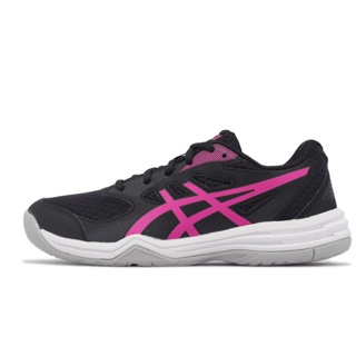 Asics 排球鞋 Upcourt 5 GS 黑 桃紅 亞瑟士 大童鞋 女鞋 運動鞋 【ACS】 1074A039002