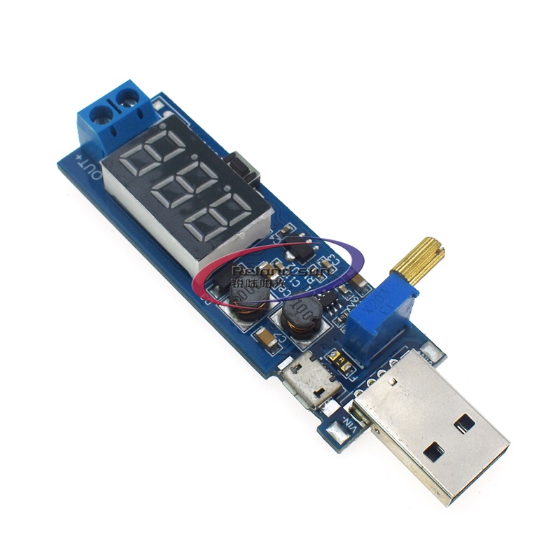 Dc-dc 5V 至 1.2 -24V LED 數字電源模塊 USB 升壓/降壓板升壓降壓轉換器 Micro USB 輸