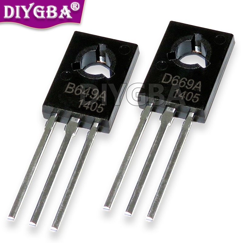 20pcs 2SB649A 2SD669A TO-126 B649A D669A 用於音響每管 10PCS 芯片組