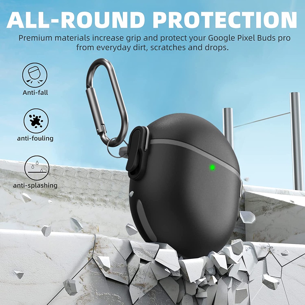 雙面鎖扣設計 二合一防撞 Google Pixel buds Pro 耳機保護殼谷歌耳機防撞保護套