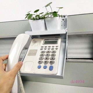附發票~ 電話架 百變多層辦公桌面電話架 鐵藝置物架 收納隔斷桌屏風架子 文具收納盒