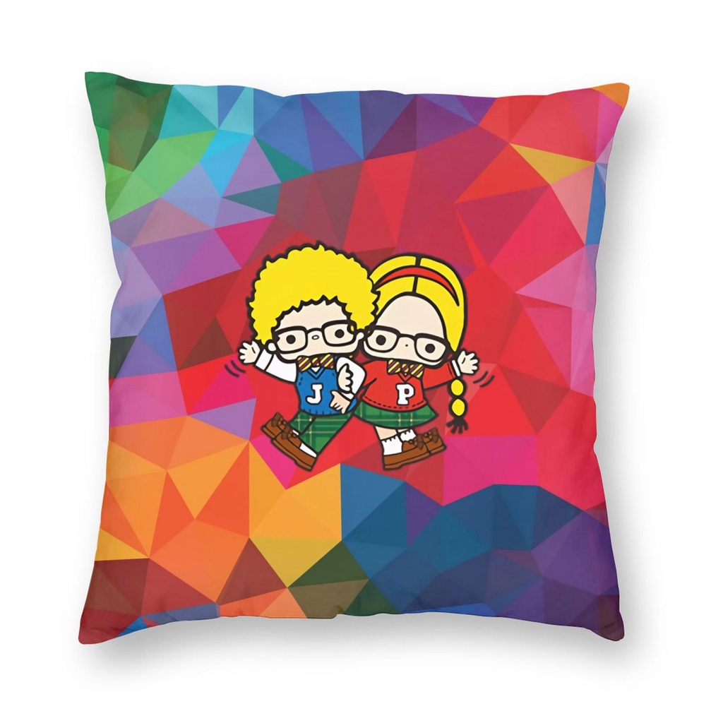 三麗鷗 Sanrio Patty &amp; Jimmy 個性化印花抱枕套,腰枕枕套
