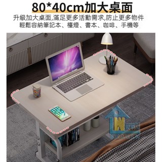 簡易筆記本電腦桌懶人床上書桌家用簡約床頭學習桌可移動床邊桌子學習桌平面床上小桌
