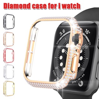 奢華水鑽鑽石保護套女士珠寶盒相容 Apple watch Series 6 5 4 40mm 44mm i watch