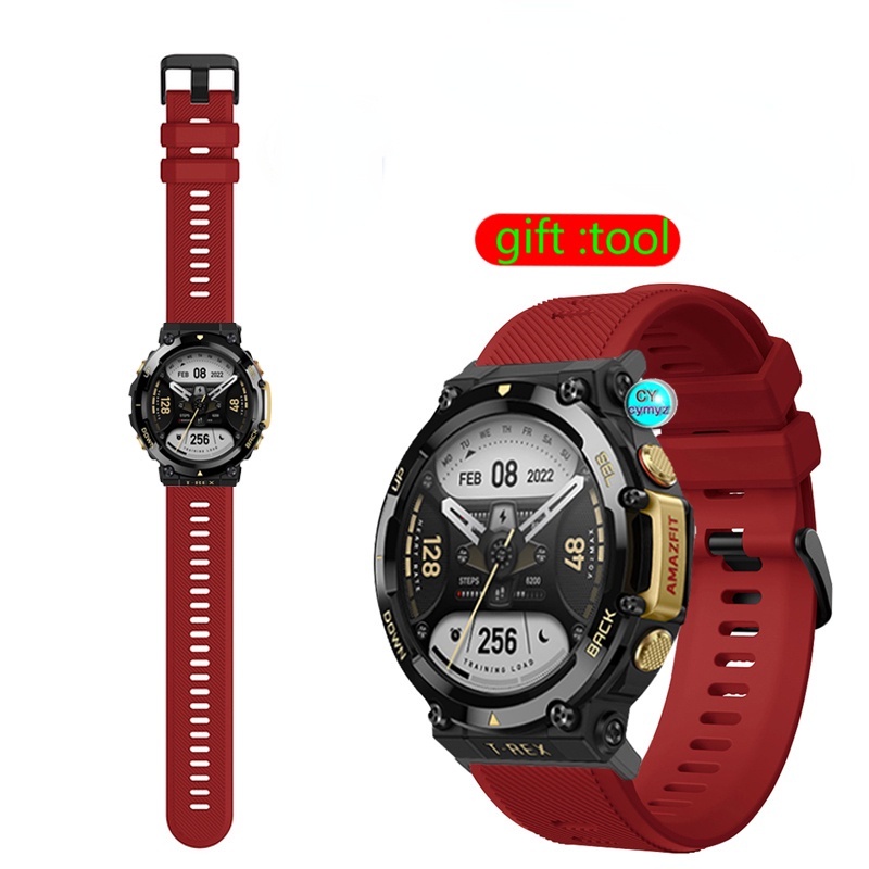 Amazfit T rex T-rex pro 錶帶矽膠錶帶運動腕帶 huami amazfit trex 2 錶帶 a