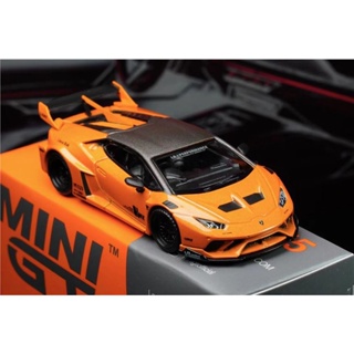 [匠心]MINI GT 1:64蘭博堅尼橘色合金汽車模型