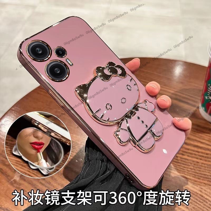 補妝鏡子殼POCO F5手機殼POCO F5Pro防摔殼 POCO F5 Pro保護殼pocof5 pocof5pro