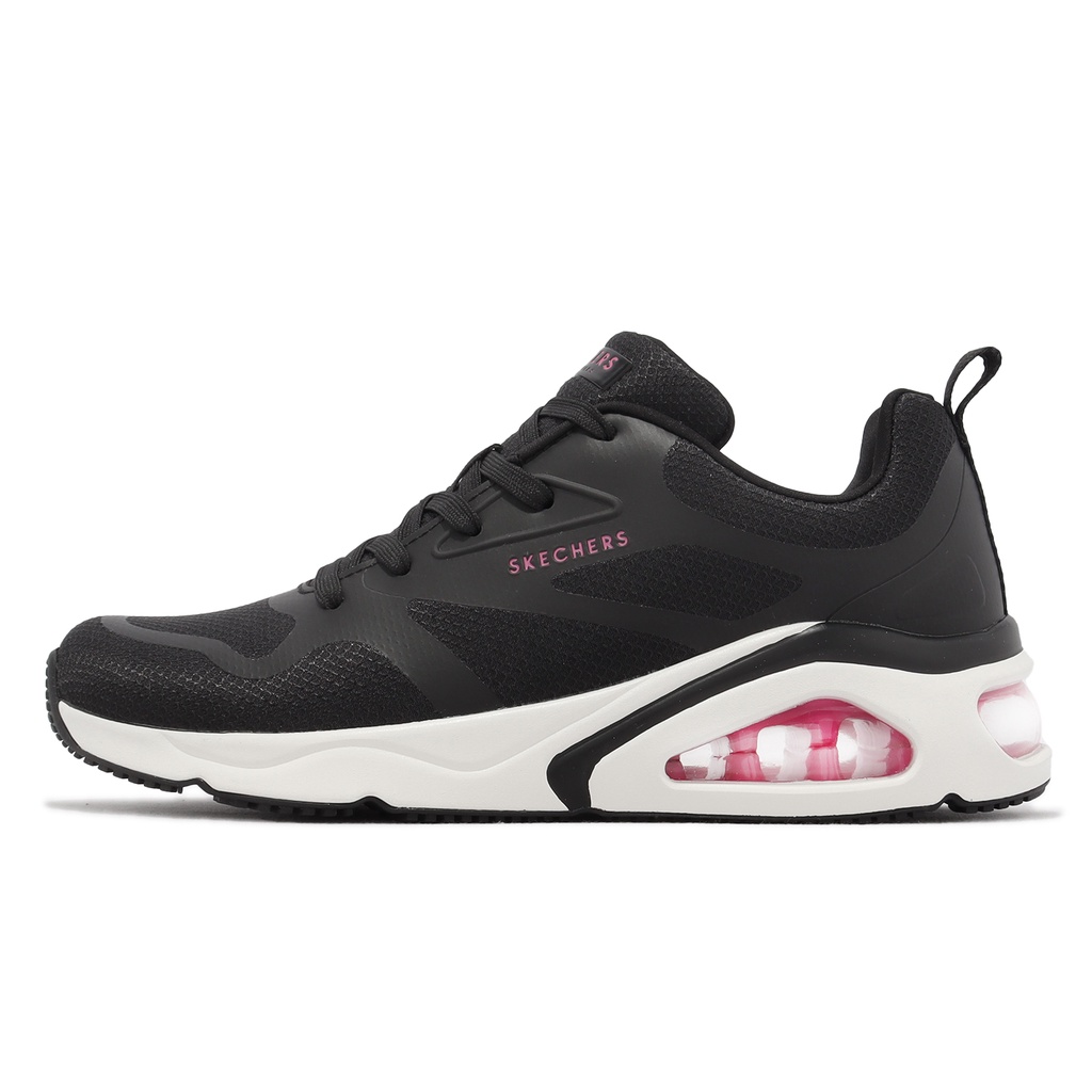 Skechers 休閒鞋 Tres-Air-Revolution-Airy 黑白 氣墊 女鞋 ACS 177420BLK