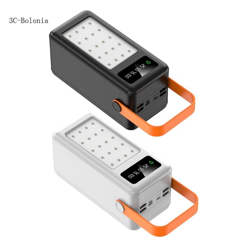 【PC】 28 x 18650 USB C 型 5V DIY 外殼電池充電存儲盒不帶電池