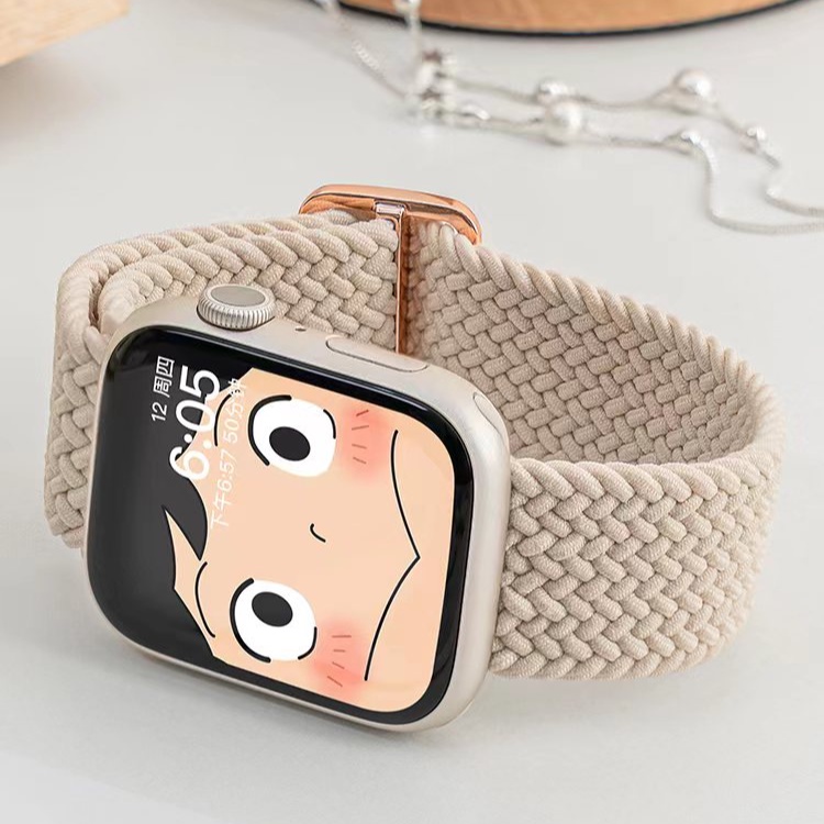 【現貨】Apple Watch 彈力錶帶 編織尼龍錶帶 S6/S7/5/S8 錶帶 手錶錶帶 45mm 41mm