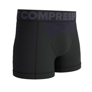 瑞士【Compressport】無縫線機能運動內褲 男款 黑灰