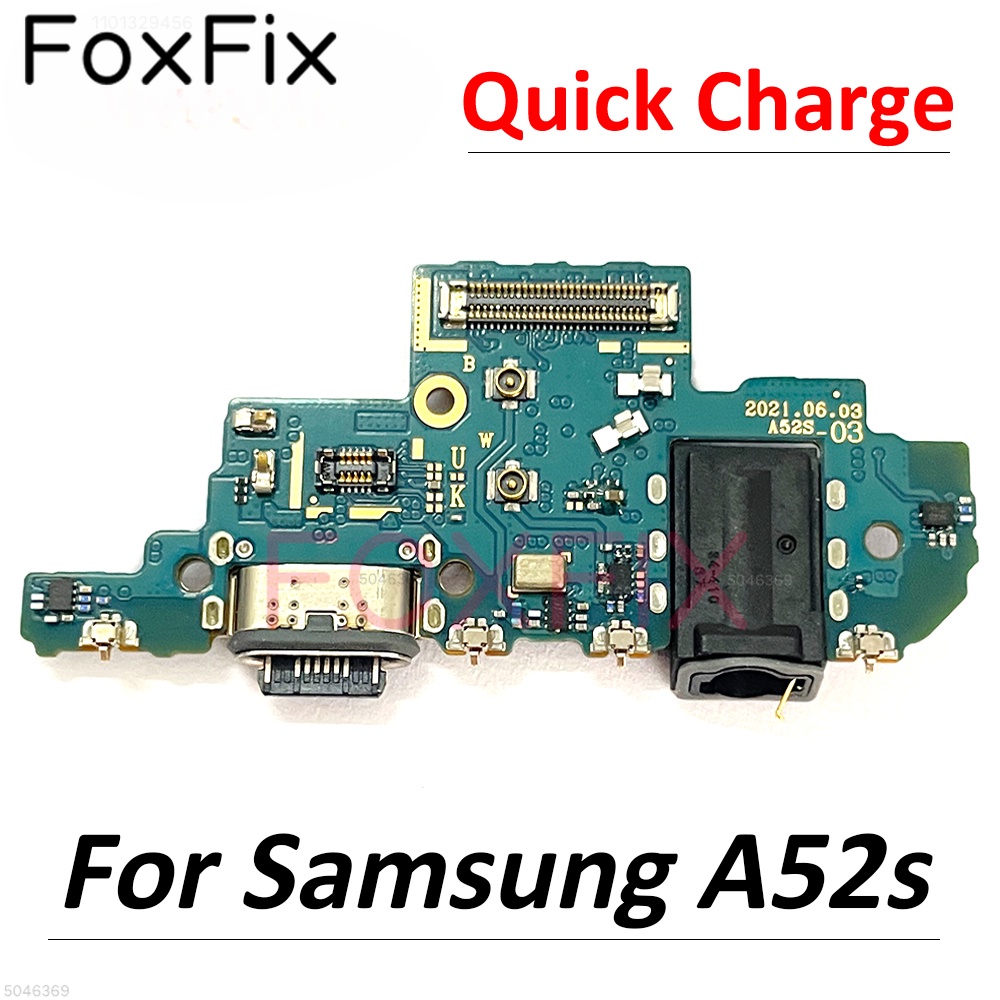 SAMSUNG 適用於三星 Galaxy A52S A528B A528 4G 5G USB 端口連接器底座充電排線更換